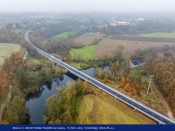 Most přes Jizeru, Klášter - Hradiště nad Jizerou