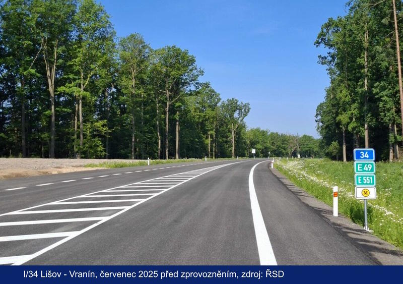I/34 Lišov - Vranín