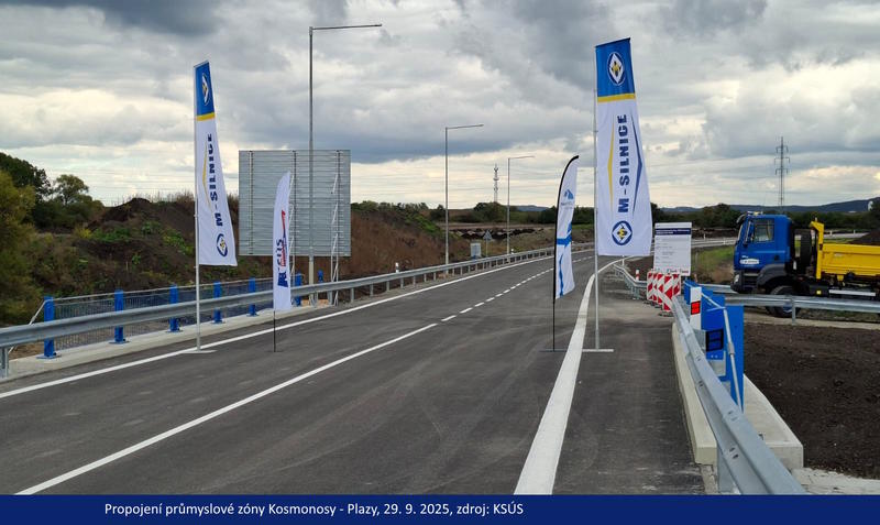 Propojení průmyslové zóny Kosmonosy - Plazy