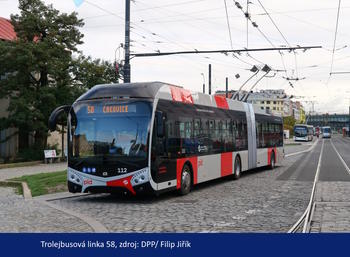 Trolejbusová linka 58 Palmovka - Miškovice
