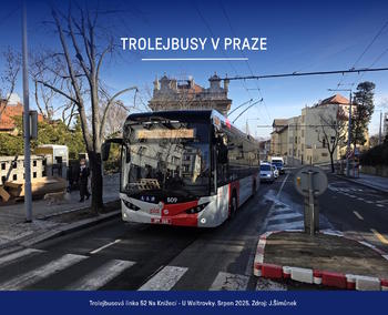Trolejbusová linka 52 U Waltrovky - Na Knížecí