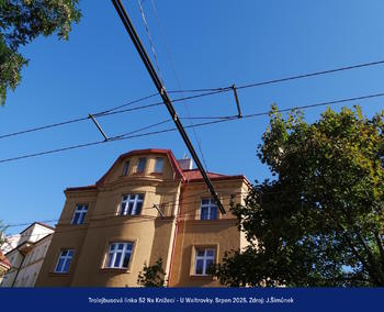 Trolejbusová linka 52 U Waltrovky - Na Knížecí