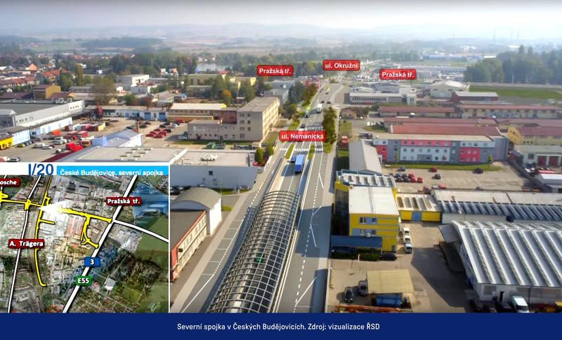 I/20 Severní spojka v Českých Budějovicích