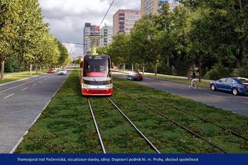 Tramvajová trať Počernická