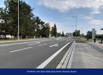 I/31 Hradec Králové, křižovatka Mileta